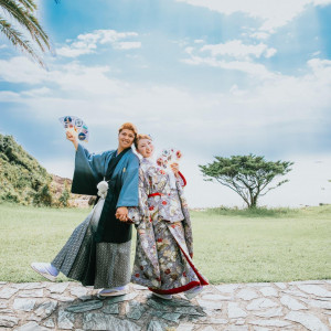 色打掛×袴|ガーデンベルズ延岡の写真(57074219)