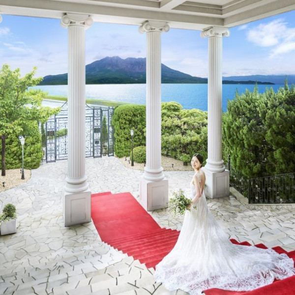 桜島×錦江湾の贅沢な眺め