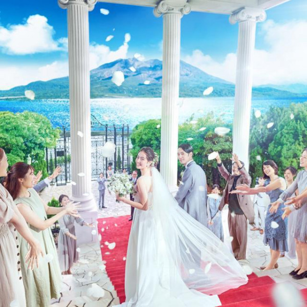 桜島×錦江湾の贅沢な眺め