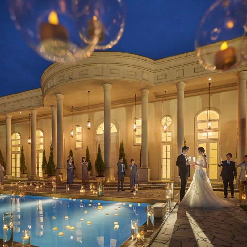 鴨池駅のナイトウェディングができる結婚式場特集【ウエディングパーク】