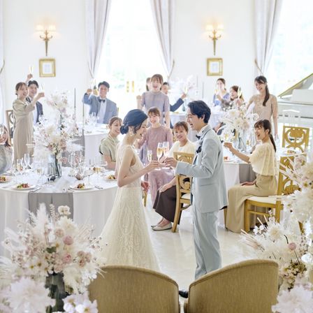 光差し込む開放的なパーティ会場|ニーズ鹿児島 by T&G WEDDING(旧 ベイサイド迎賓館 鹿児島)の写真(53944036)