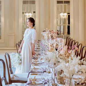 ふたりのウエディングテーマに合わせて、装飾から料理までプロが空間すべてをトータルコーディネート|ガーデンヒルズ迎賓館（大宮）/テイクアンドギヴ・ニーズウェディングの写真(56435518)