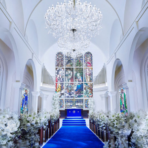 長野市内で最大級の独立型チャペルをもつアニヴェルセル 長野の白亜の大聖堂|アニヴェルセル 長野の写真(54955943)