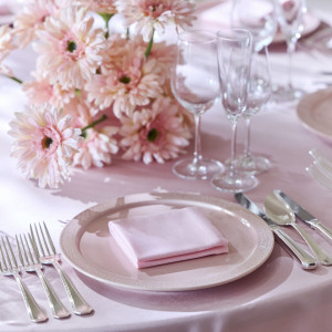 テーブルクロスやナフキンは自由に組み合わせ可能|アニヴェルセル 長野の写真(54955009)