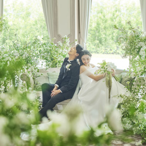 当日はおふたりらしくコーディネートした会場にゲストをお迎え♪|アニヴェルセル 長野の写真(54954800)