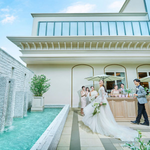 ガーデンパーティーでカラフルなデザートや目の前で調理するグリルビュッフェを味わえる|アニヴェルセル 長野の写真(54947499)