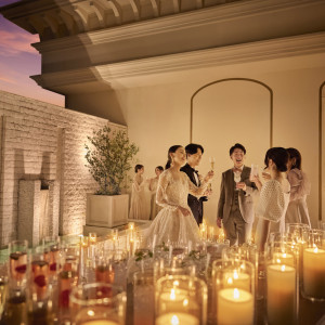 夕暮れの魔法、トワイライトWeddingが贈る、幻想的でロマンティックなひとときを|アニヴェルセル 長野の写真(54947511)