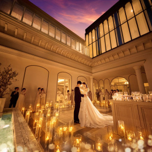 ガーデンでの美味しいドリンクやデザートビュッフェもトワイライトは一層上質に|アニヴェルセル 長野の写真(54948176)