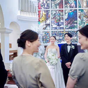 挙式前に家族と過ごす「ファミリーミート」のセレモニー|アニヴェルセル 長野の写真(54945853)