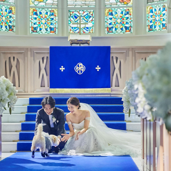 大好評!ペットと一緒に結婚式