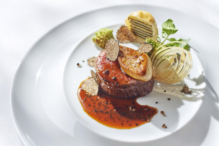 和フレンチメニューで人気の1品。フォアグラが苦手な方も絶賛。