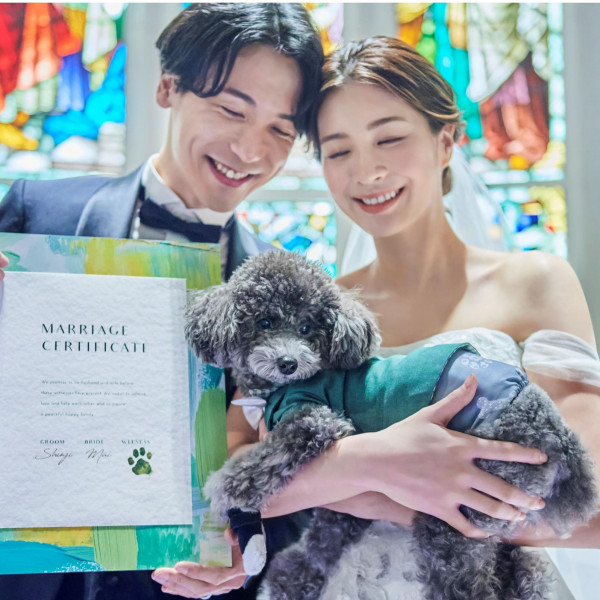 ワンちゃんと一緒にお写真もたくさん残せます♪