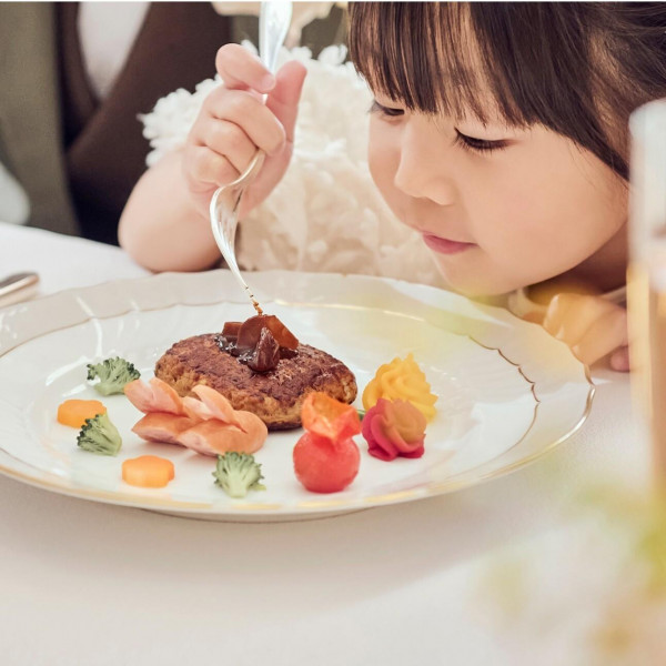 お子様用のお食事もご用意可能*ゲストにお子様がいても安心です*
