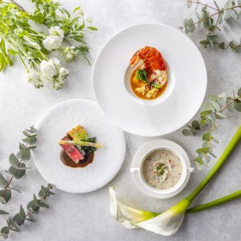 リニューアルした色鮮やかなお料理で、ゲストへの記憶に残るおもてなしを