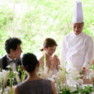 お料理重視必見【シェフ相談＆ゲストに人気料理演出＆フルオーダーコース】