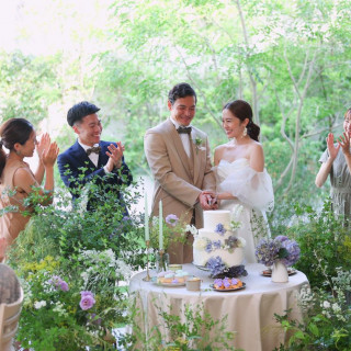 屋根付のガーデンは雨でも安心!