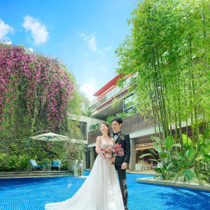 下見した会場の写真