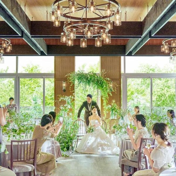 開放的な会場でゲストとのアットホームな時間を