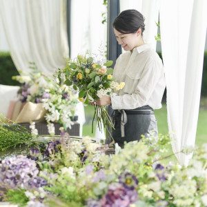 おたりの想いやこだわりを各方面のプロフェッショナルたちがカタチに|ベイサイドパーク迎賓館(千葉みなと)/テイクアンドギヴ・ニーズウェディングの写真(56541140)