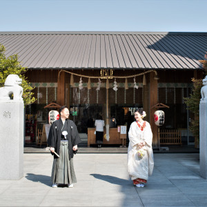 【提携神社：赤城神社】ドラマでも良く使われるお洒落な神社。世界的建築家「隈研吾氏」の手によりモダンな社殿となった。|神楽坂 L'Allance（ラリアンス）の写真(7234493)