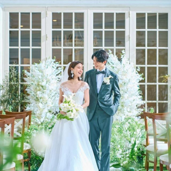 過ごしやすいシーズンにはガーデン挙式もおすすめ♪