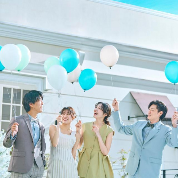ブライダルフェアではバルーンリリース等の演出も体験できる♪