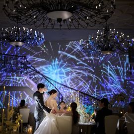 トレンド花嫁に◎SNSで話題の最新マッピング演出*絶品4万試食