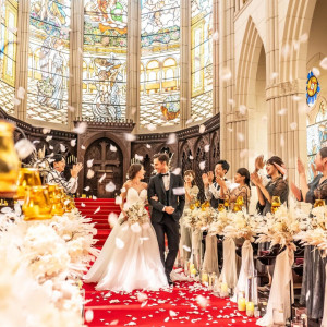 連休BIG《AM来館*挙式無料》記憶残る大聖堂と美食！和牛4万試食