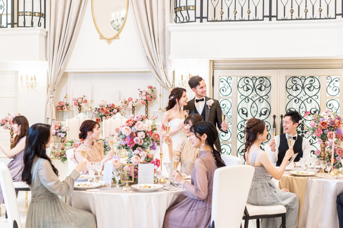 ゲストとの距離もちかく、アットホームなパーティが叶う。