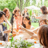 この一枚が「シェフィーヌのウエディング」美味しい料理とみんなと会話や写真を楽しむ♪それだけで十分!