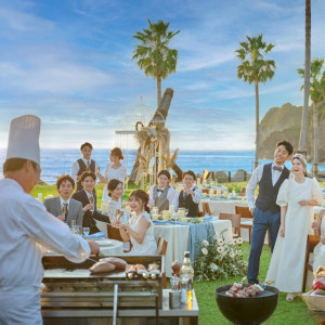 【年1BIG*豪華21大特典】海見えチャペル×絶景W×コース試食