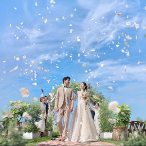 【GW限定◆ギフト12.5万】青空×海*絶景チャペル＆ドレス*豪華試食