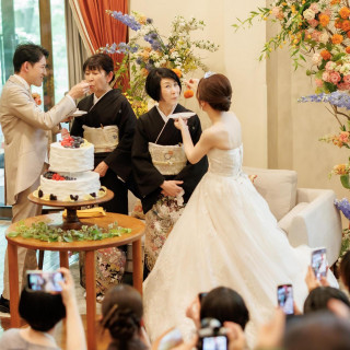 心を込めた演奏へのお礼にサンクスバイト。笑顔と涙があふれる家族の温かな輪が広がりました