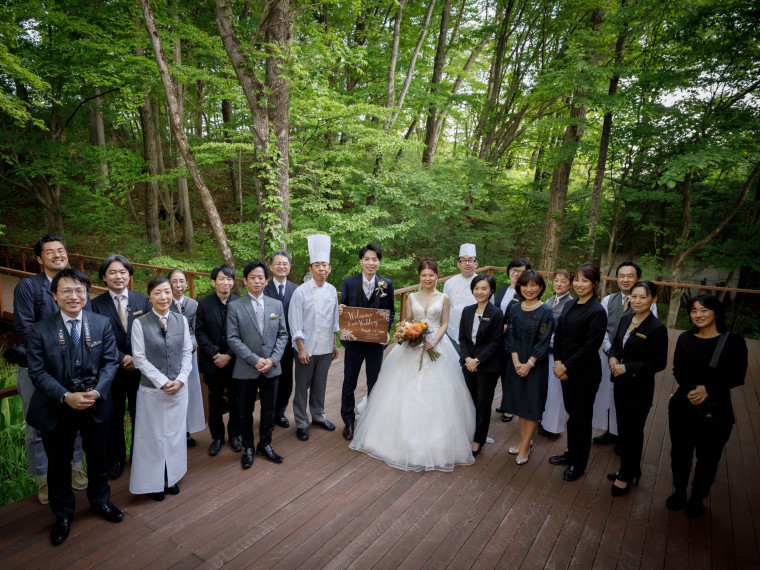 家族のような気持ちでスタッフ全員で心を込めて結婚式を創ります