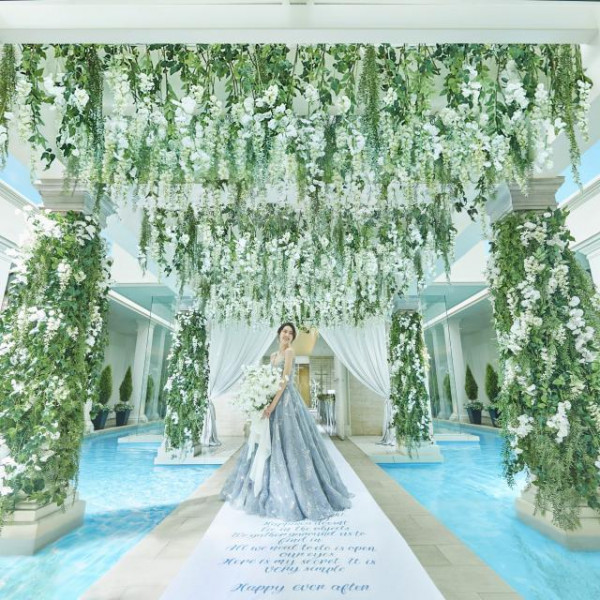 水上の感動挙式