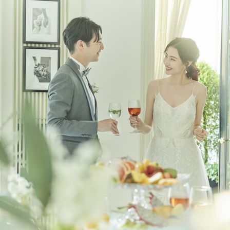 明るい会場は自然とアットホームに|ニーズ大阪本町 by T&G WEDDING(旧 アクアガーデンテラス 大阪)の写真(23339737)