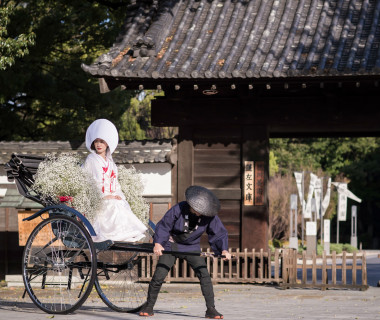 黒門でのオリジナル撮影。最高のひと時を残すことが出来る。