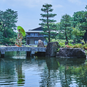 四季折々の表情を魅せてくれる日本庭園は撮影スポットとして人気