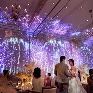 【トレンド花嫁に◎】New演出♪プロジェクションマッピング体験