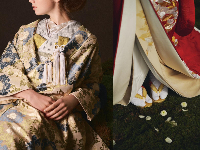 美しい日本の伝統に敬意をはらい古典の柄行にこだわった着物