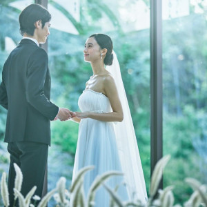 神聖な誓いの瞬間にふさわしい優しく清らかなたたずまい|AMANDAN VILLA  ～アマンダンヴィラ～の写真(58055021)