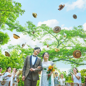 ガーデンも自由に使って、ふたりらしく愉しんで|UTSUNOMIYA MONOLITH ～宇都宮モノリス～の写真(56043935)