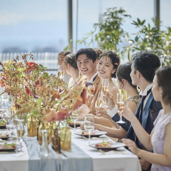 美味しい料理と景色でゲストと楽しいひと時を。