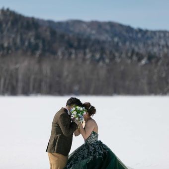 北海道ならではの雪の中での一枚を！