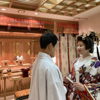 伝統的な衣装で！