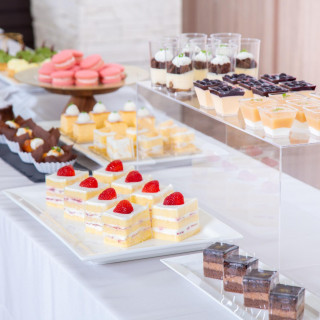 ゲストにも好評の大人気「デザートビュッフェ」