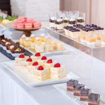 ゲストにも好評の大人気「デザートビュッフェ」