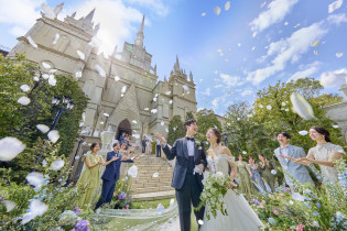 憧れのフラワーシャワー|アートグレイス ウエディングシャトーの写真(51578541)