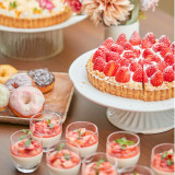 【おもてなし体験】専属パティシエ監修*季節のスイーツ試食/緑×空×光あふれるチャペル体験