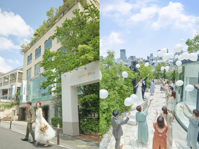 表参道に佇むビル上の貸切一軒家